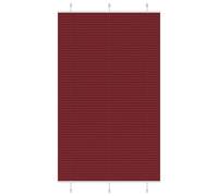 (bordeaux red, 115 x 200 cm) vidaXL Pleated Blind Petrol Fabric Polyester