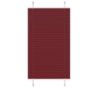 vidaXL Pleated Blind Bordeaux Red 80x150 cm Fabric Width 79.4 cm Polyester, Red