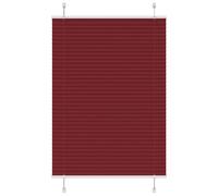 vidaXL Pleated Blind Bordeaux Red 90x100 cm Fabric Width 89.4 cm Polyester