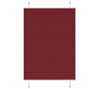 vidaXL Pleated Blind Bordeaux Red 95x150 cm Fabric Width 94.4 cm Polyester