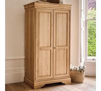 Bordeaux Wardrobe - 2 Door - Natural - Oak