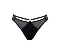 Bordelle Nara mesh-panelled briefs - Black 2-3-4