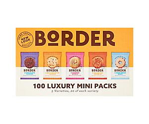 Border 5 Varieties Mini Twin Packs Biscuits 100 Pack