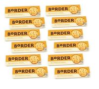 Border Biscuit Butterscotch Crunch - Made with Real Butter & Butterscotch - Deliciously Cumbly & Moreish Crunchy Flavour Cookies Treat - Perfect Food Gift for Biscuit Lovers 135g (Pack of 12)
