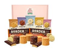 Border Biscuit Collection Gift Box by All Year Cheer, 8 Premium Twin Packs, Luxury British Biscuit Selection Hamper, Letterbox Gift for Men, Women, Birthdays & Thank You Gifts