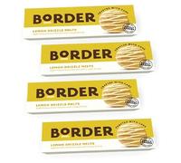 Border Biscuit Lemon Drizzle Melts - Made with Real Light Buttery & Lemon Zest - Delicious, Perfect Food Gift for Biscuit Lovers on Mothers, Fathers and Christmas, Available for Hamper (Pack of 4)