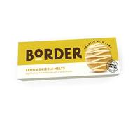 Border Biscuit Lemon Drizzle Melts - Made with Real Light Buttery & Lemon Zest - Delicious, Perfect Food Gift for Biscuit Lovers on Mothers, Fathers and Christmas, Available for Hamper (Pack of 1)