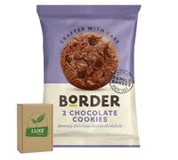 Border Biscuit Portion Mini Packs | Perfect for On-The-Go Snacking, Office, Travel | Chocolate Cookies Flavour - 40 Packs (2 Biscuits In Each Pack)