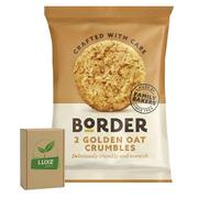 Border Biscuit Portion Mini Packs | Perfect for On-The-Go Snacking, Office, Travel | Golden Oat Flavour - 20 Packs (2 Biscuits In Each Pack)