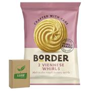 Border Biscuit Portion Mini Packs | Perfect for On-The-Go Snacking, Office, Travel | Viennesse Whirls Flavour - 40 Packs (2 Biscuits In Each Pack)