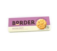 Border Biscuit Sultana Melts - Made with Real Butter & Sultanas - Deliciously Buttery Biscuits - Perfect Food Gift for Biscuit Lovers - Pack of 4 x 135g
