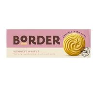 Border Biscuit Viennese Whirl - Made Irresistible Melt Buttery Swirls with Smooth Vanilla - Deliciously Crunchy Treat - Perfect Food Gift for Biscuit Lovers - Pack of 6 x 135g