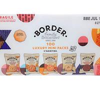 Border Biscuits 100 Luxury Mini Packs with 5 Varieties