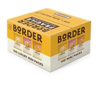 Border Biscuits 100 Packs, Mini Multipacks Biscuits Box, 3 Flavour Variety Luxury Biscuits, 2 per pack, Individually Wrapped Biscuits, Bulk Biscuits and Cookies, Biscuits Gift Set