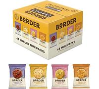 Border Biscuits 48 Packs, Mini Multipacks Biscuits Box, 4 Flavour Variety Luxury Biscuits, 2 per pack, Individually Wrapped Biscuits, Bulk Biscuits & Cookies | FREE CANDIES GIFT FOR EACH ORDER