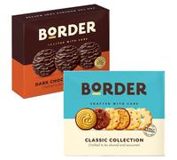 Border Biscuits Bundle ? Classic Collection 400g & Dark Chocolate Gingers 255g ? Luxury Sharing Biscuits Made by Family Bakers