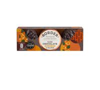Border Biscuits - Dark Chocolate Ginger and Orange - Premium Chocolate Biscuits, Zesty Orange & Spiced Ginger Coated in Dark Chocolate - (Box of 14 packs)
