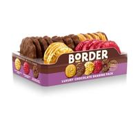 Border Biscuits Luxury Chocolate Sharing box - Case Pack 365g x 4-5 Beautifully Crafted recipes made for sharing
