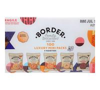 Border Biscuits Luxury Mini Packs with 5 Varieties - 4 x 100's