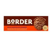 Border Biscuits - Milk Chocolate Gingers - Premium Chocolate Biscuits, Coated in Milk Chocolate - Gift to Biscuit Lovers or Share with Friends (Box of 14 packs)