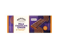 Border Biscuits - Milk Chocolate Gingers - Premium Chocolate Biscuits, Coated in Milk Chocolate - Gift to Biscuit Lovers or Share with Friends - (Box of 14 packs)