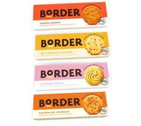 Border Biscuits Variety Pack (4 Pack) - Butterscotch Crunch, Golden Oat Crumbles, Viennese Whirls & Ginger Crunch Perfect for sharing, gifting, or enjoying on your own
