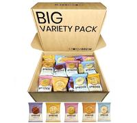 Border Biscuits Variety Pack Gift Set Hamper, 30 Biscuits (3 Packs of Five Different Blends, Each Pack 2 Biscuits) in StormBrew Gift Box