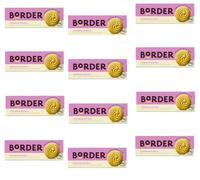 Border Biscuits Viennese Whirls, Pack of 12-145g - Made Irresistible Melt Buttery Swirls with Smooth Vanilla Biscuits, Perfect Food Gift for Biscuit Lovers - Total 108 Biscuits