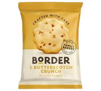 Border Butterscotch Crunch Delicious Sweet Oat Crumble Base Crunch-Every Bite Pack of 40 with Friends & Family
