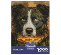 Border Collie 1000 Piece Jigsaw Puzzles for Adults And Kids Challenging Games Home Decors Family Puzzle Game Birthday Gifts 38x26cm/1000pcs