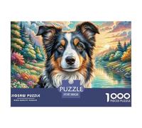 Border Collie, 1000-piece Puzzle, Leisure And Mental Challenge in One, Perfect for Collectors Or Art Lovers, Suitable for Ages 10+, Pet, 38x26cm/1000pcs