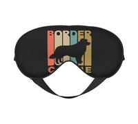 Border Collie 13 Border Collie Sleep Masks Adjustable Strap Soft Eye Mask for Women Men Travel Work Home