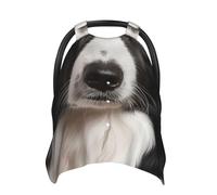 Border Collie Baby Car Seat Cover Soft Baby Nursing Cover Infant Carseat Stroller Cover for Girls and Boys
