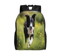 Border Collie Backpack For College High School,15.6-Inch Laptop,Bags Daypack,Oxford Cloth Bag For Work, Business, Travel, Sports