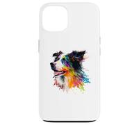 Border Collie Colorful Pop Art Splash Art Tie Dye Case for iPhone 13