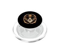 Border Collie Cowboy Western Herding Dog Ranch Life Vintage PopSockets PopGrip for MagSafe