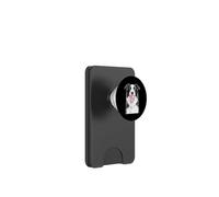 Border Collie Dog Blowing Pink Bubble Gum PopSockets PopWallet for MagSafe