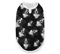 Border Collie Dog Funny Dog Vest Shirt Soft Comfortable Tank Top Cute Clothes for Cat Puppy