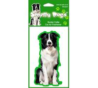 Border Collie Dog Gift - 4 pcs of Smelly Dogs Car Air Fresheners. Each freshener individually packaged