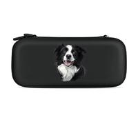 Border Collie Dog Printed Slim Carrying Case for Switch Hard Portable Protective Cover for Game Card