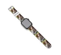 Border Collie Dog Sheep Watch Band Compatible with Apple Watch Silicone Watch Straps Replacement Straps
