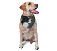 Border Collie Dog Spotted SnowDog Bandanas Cat Puppy Scarfs Washable Pet Handkerchief