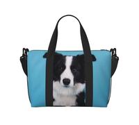 Border Collie Duffel Bags for Traveling - Lightweight Oxford Personal Item Travel Bags for Women, Ideal Gym Bags for Men