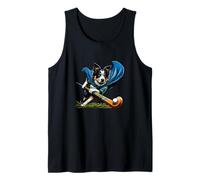 Border Collie Field Hockey Dog Hero Cape Tank Top