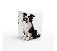 Border Collie Funny Dog Gift Ceramic Mug/Coffee Cup