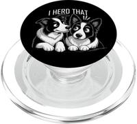 Border Collie Herding Funny Pun Dog PopSockets PopGrip for MagSafe