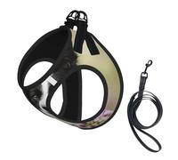 Border Collie Lawn Black Border Collie Pets,Pet Harness,Adjustable Reflective Dog Harness,Pet Leash Vest,M