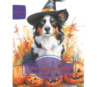 Border Collie: Libro para colorear para amantes de los perros - Edición de otoño (Serie de libros para colorear: Perros adorados)