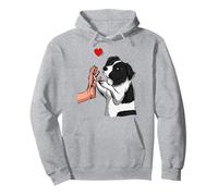 Border Collie Love Dogs Mummy Lady Pullover Hoodie