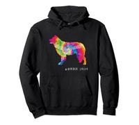 Border Collie Lover Cute Puppy Pet Dog Owner Hippy Tie Dye Pullover Hoodie